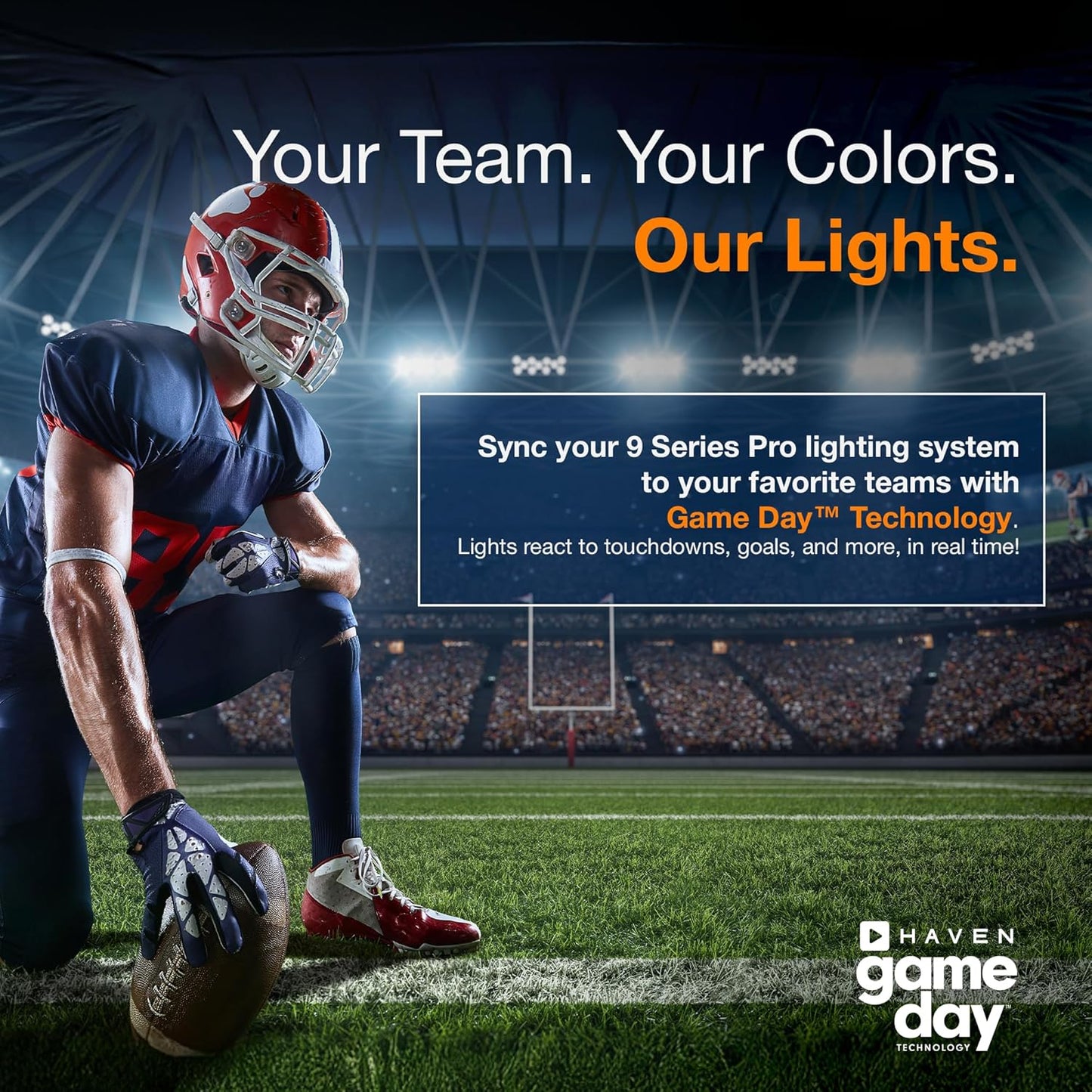 Haven Lighting 9 Series Pro Landscape Lighting Kit - Professional-Grade App Controlled Smart Lights with WiFi - Color Changing Exterior House Lighting, 6-Up/3-Path LED Lighting Kit