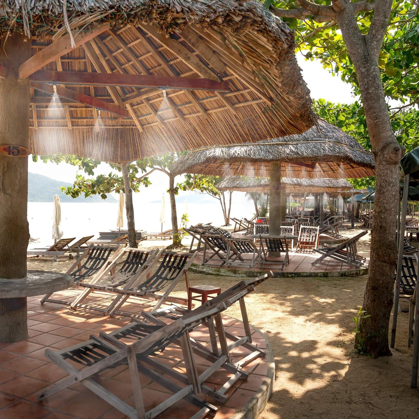 Mornajina 30Packs Brass Misting Nozzles for Outdoor Cooling System, Misting System Heads Sprayer 0.020" (0.5 mm) 10-24 UNC, High Pressure