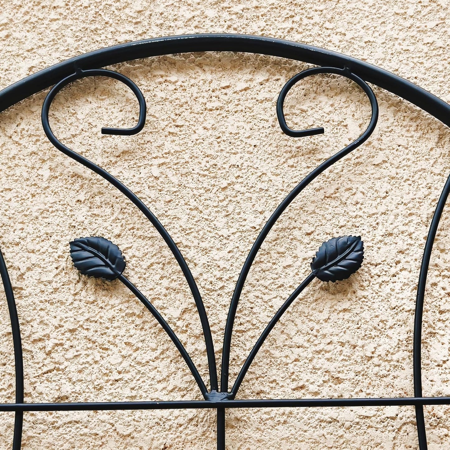 Garden Trellises, 4 Pack Black Metal Coated Rustproof Trellis for Climbing Plants Outdoor, Roses, Vines, Flowers, and Vegetables-19.7×86.7 inches