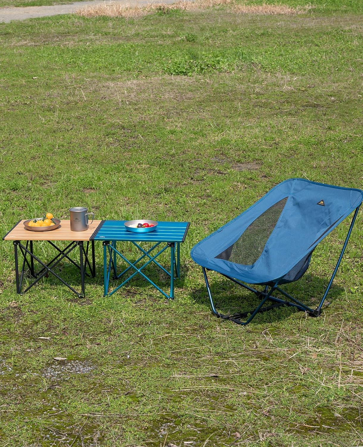 iClimb Ultralight Compact Camping Folding Table with Carry Bag (Reinforced Nature - S)