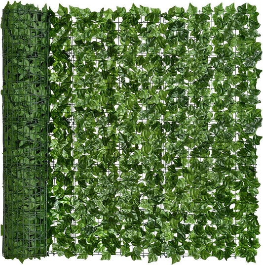 DearHouse Artificial Ivy Privacy Fence, 118x78.7in Artificial Hedges Fence and Faux Ivy Leaf Decoration for Outdoor Decor, Home, Garden Decor