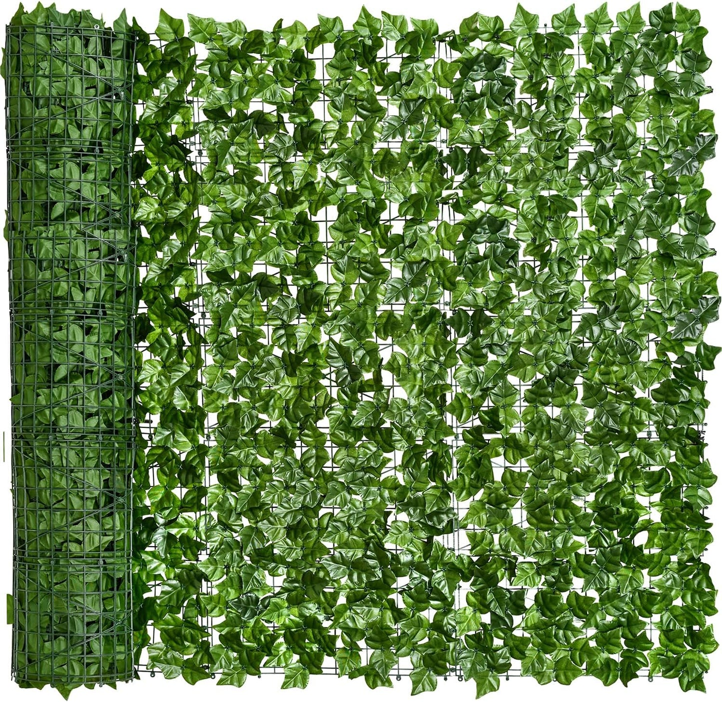 DearHouse Artificial Ivy Privacy Fence - 197x59in Artificial Hedges Fence and Faux Ivy Vine Leaf Decoration for Outdoor Indoor Garden Decor