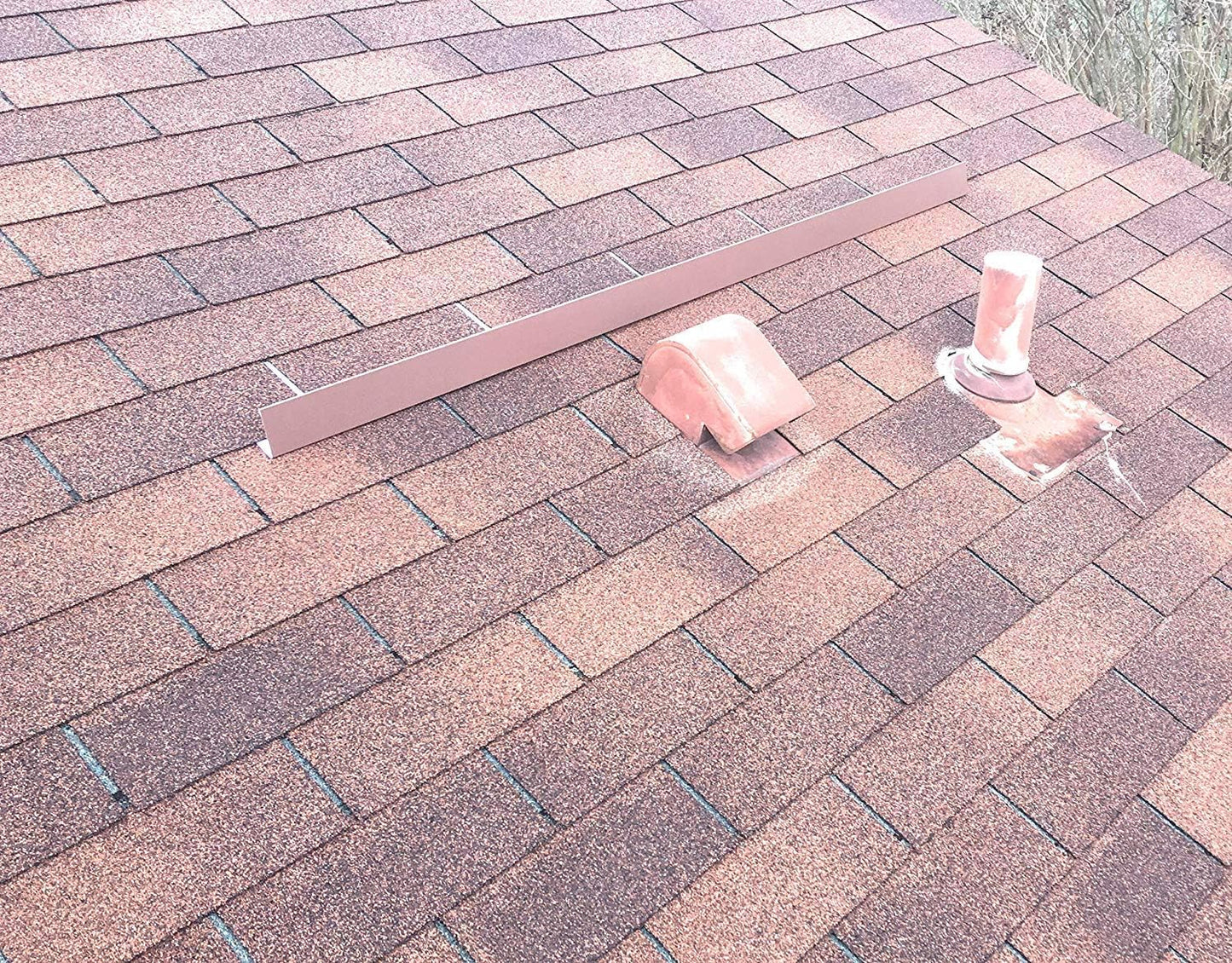 Eagle 1-26 Gauge 5 Foot Rain Diverter - Nails and Instructions Included (Mill Finish Aluminum, Copper, Galvanized, Stainless Steel & More) (2, White)