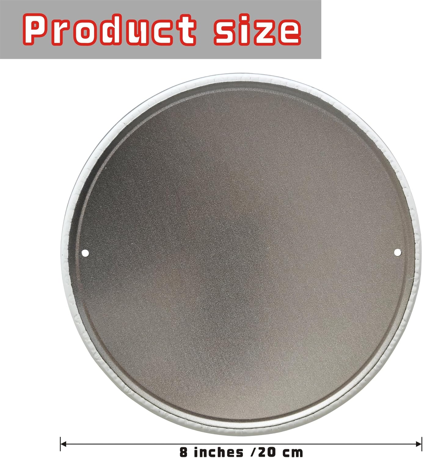 Mermaid Wall Art Decor Metal Sign Beach Vintage Round Plaque Nautical Themed Bar Cafe Home Decor Enthusiasts Gift for Friends and Family 8x8 In