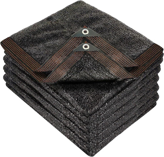 winemana 40% Black Shade Cloth, 20 x 20 FT Durable Mesh Tarp with Grommets, Resistant Garden Sun Shade Netting, Shading Antifreezing for Pergola, Greenhouse, Plants Growing, Chicken Coop
