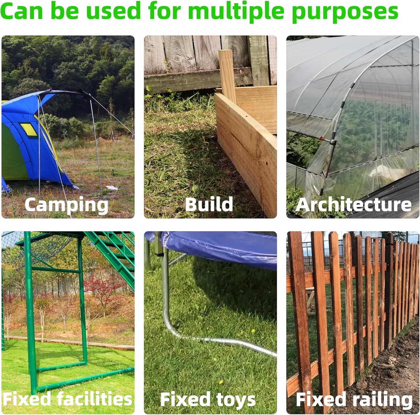 20 Pieces 12-Inch Garden Ground Stakes Galvanized Steel J Shape Hook Rebar Stakes - Heavy Duty Ground Anchors for Tents, Position Kits,Fences, and Trampolines