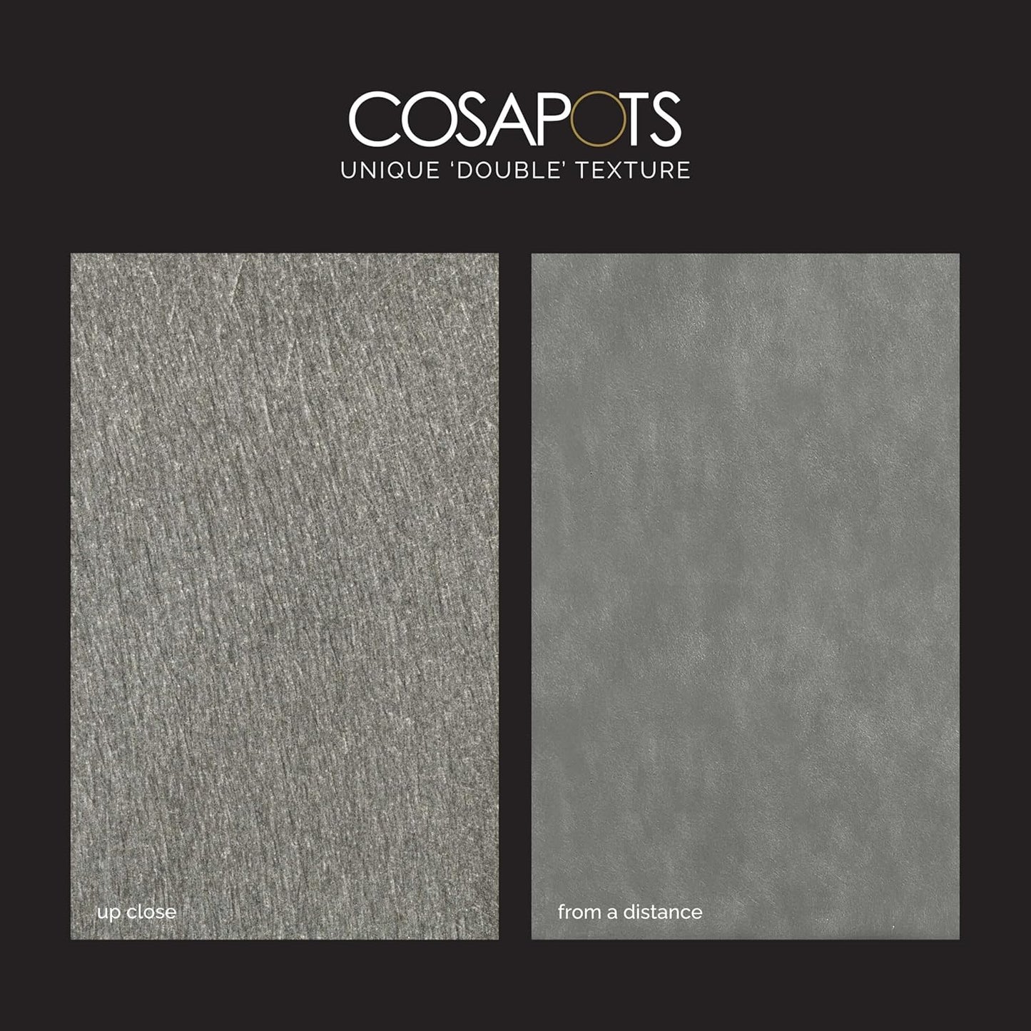 Reglito Cube Planter - 39.4 in x 39.4 in x 39.4 in - Brown Stone