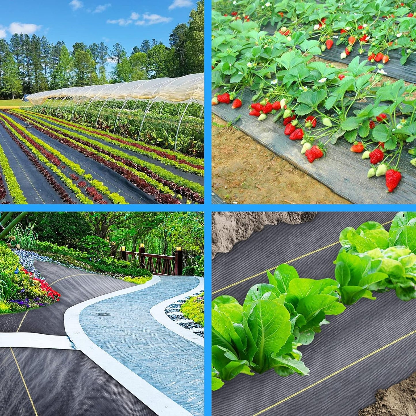 4ft x100ft Black Weed Barrier Landscape Premium Fabric-Heavy Duty Woven Ground Cloth with Superior Permeability Weed Control Convenient Design