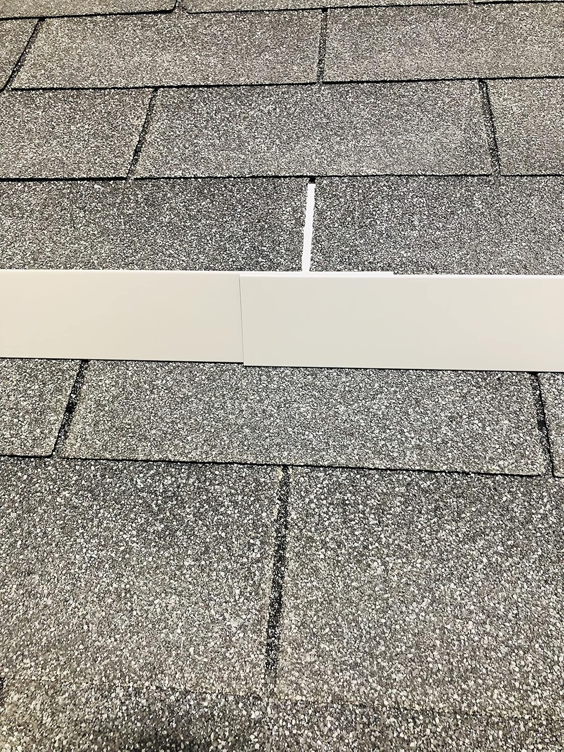 EAGLE 1- Shingle Roof Rain Diverter 40 Inches Long- 26 Gauge Material- Easy to Install- Includes Stainless Steel Nails (4, Charcoal Grey)